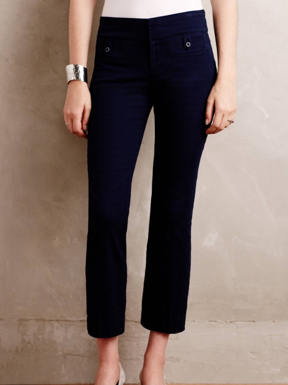 Anthropologie Crop Flare Charlie Pants NWT $118 Size 8
